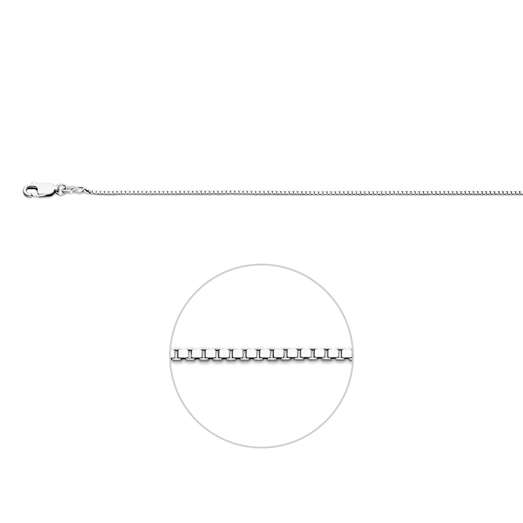 Collier Venetiaanse schakel - zilver