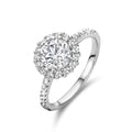 Ring zirkonia halo