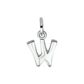 Bedel - zilver letter W