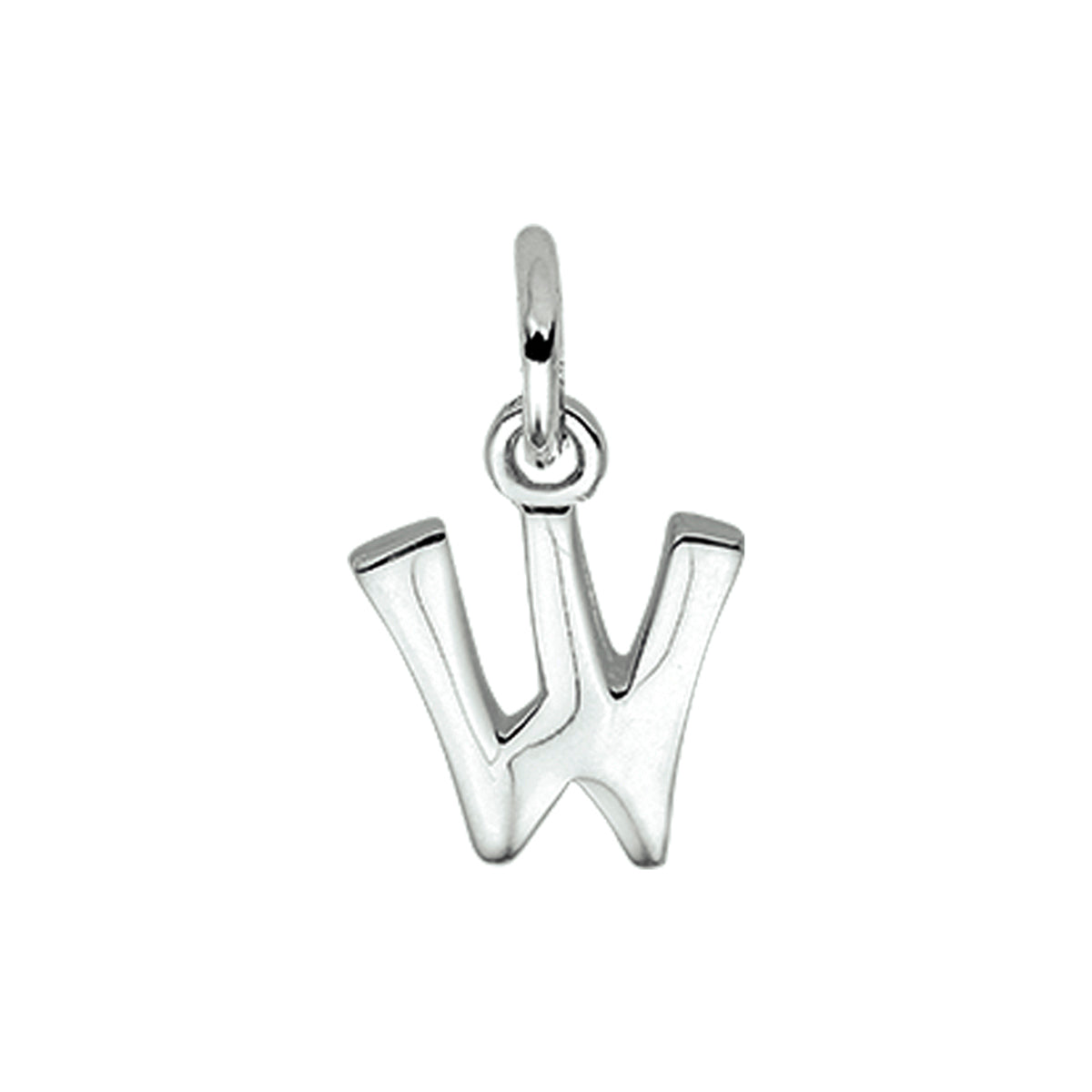 Bedel - zilver letter W