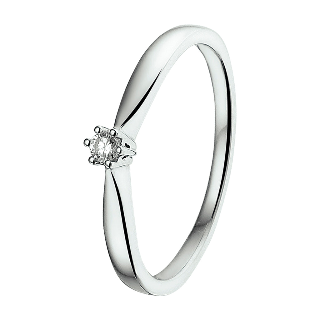 Ring diamant 0.05ct h si