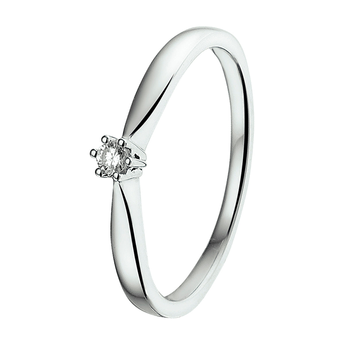 Ring diamant 0.05ct h si
