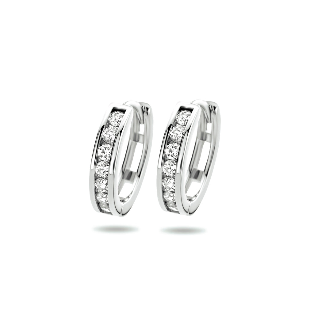 Klapoorringen 3 mm zirkonia