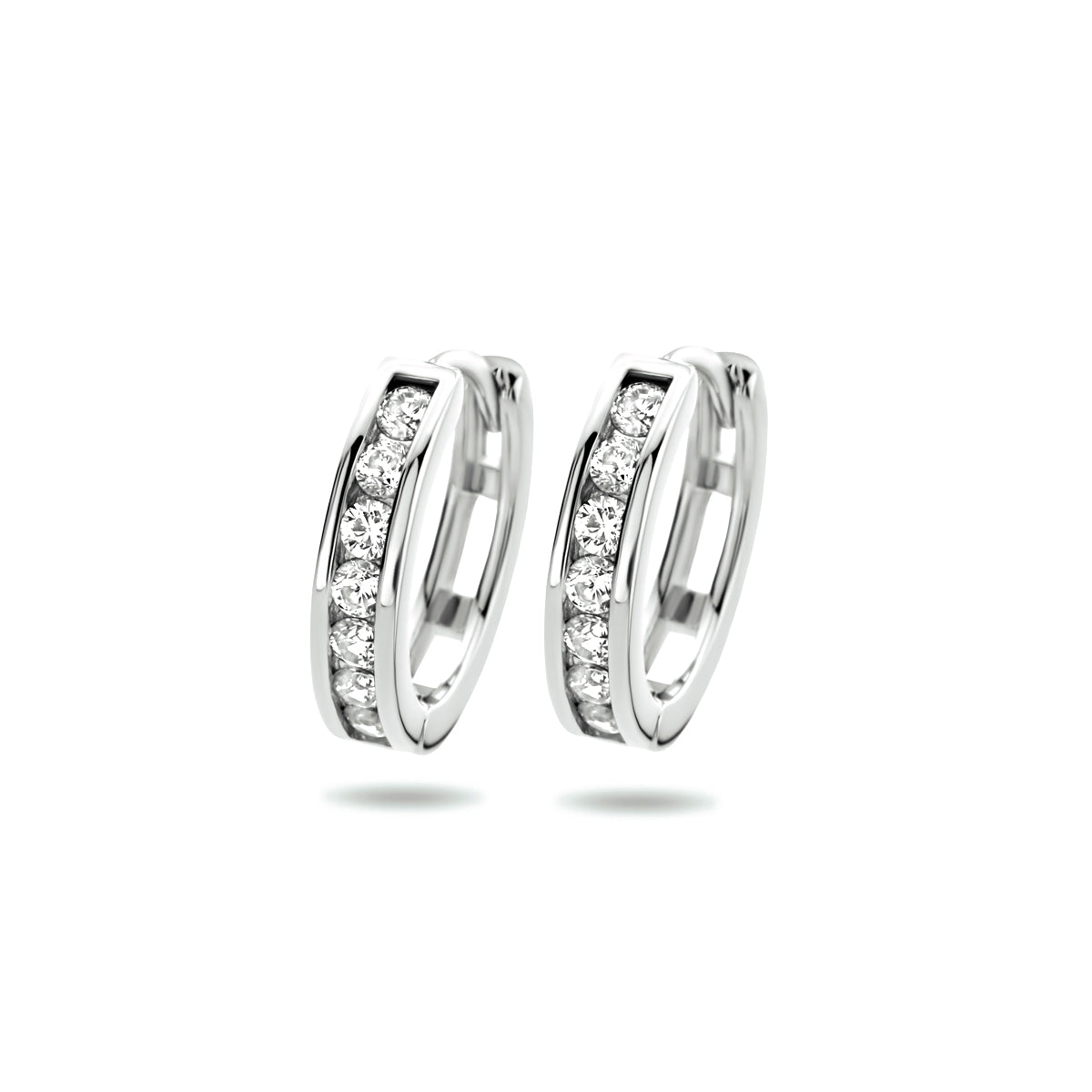Klapoorringen 3 mm zirkonia