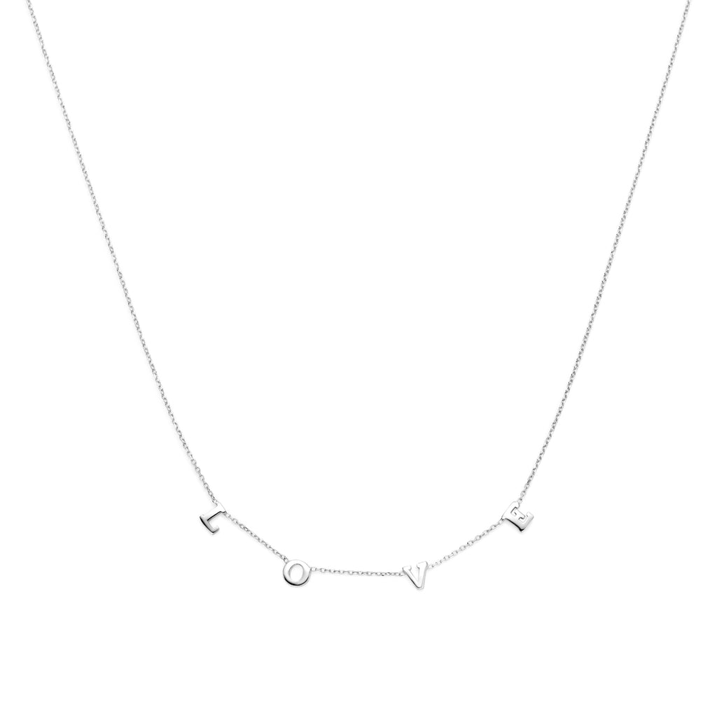 Zilver gerhodineerd colliers met hangers