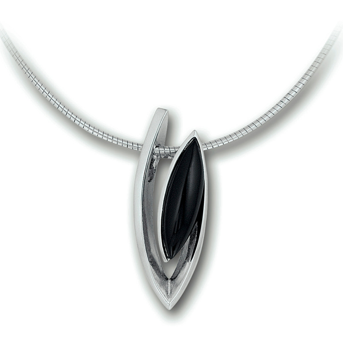 Collier onyx 42 + 3 cm