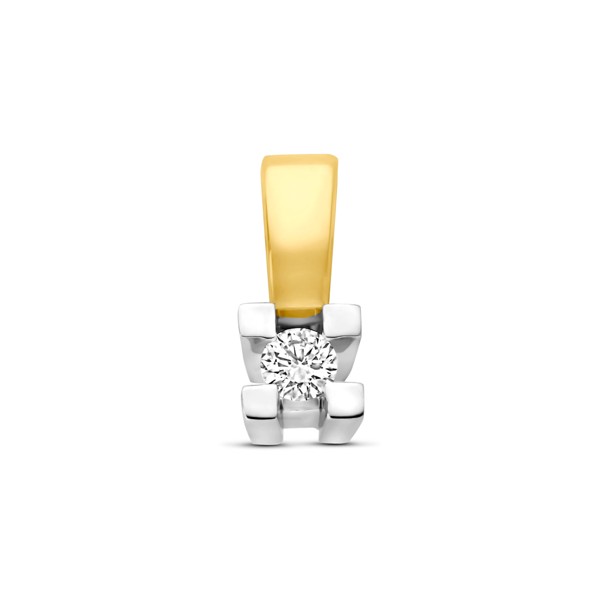 Hanger diamant 0.05ct h si