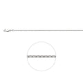 Collier anker - zilver