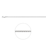 Collier anker - zilver