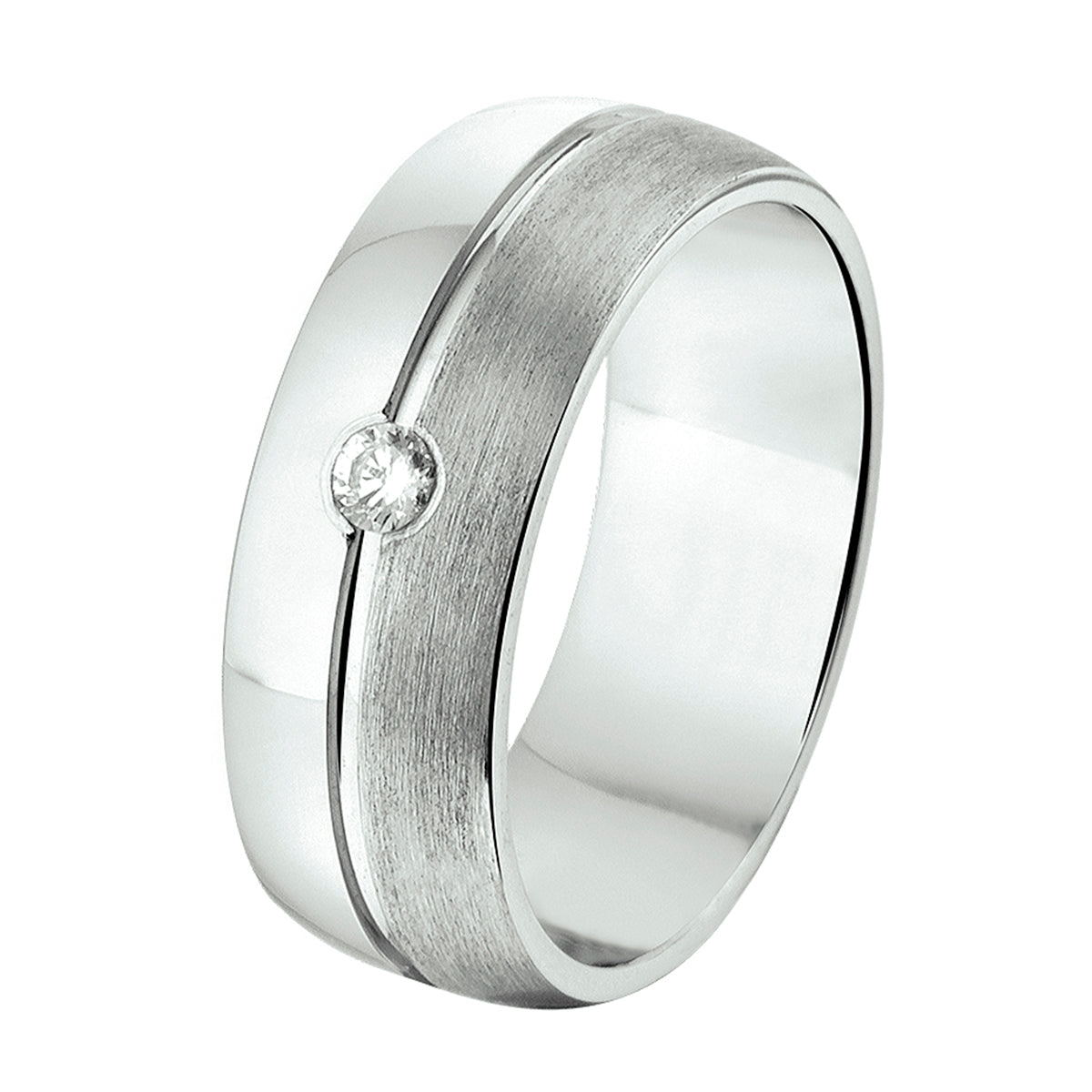 Ring a212 - 7 mm - met cz
