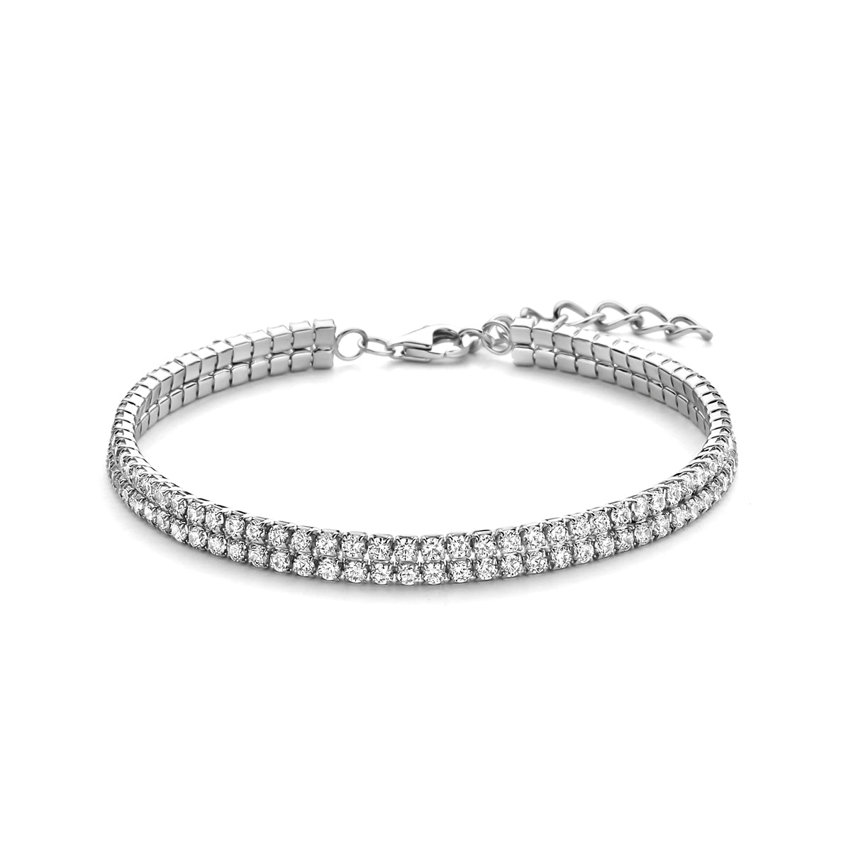 armband zirkonia 4.5 mm 17 + 3 cm