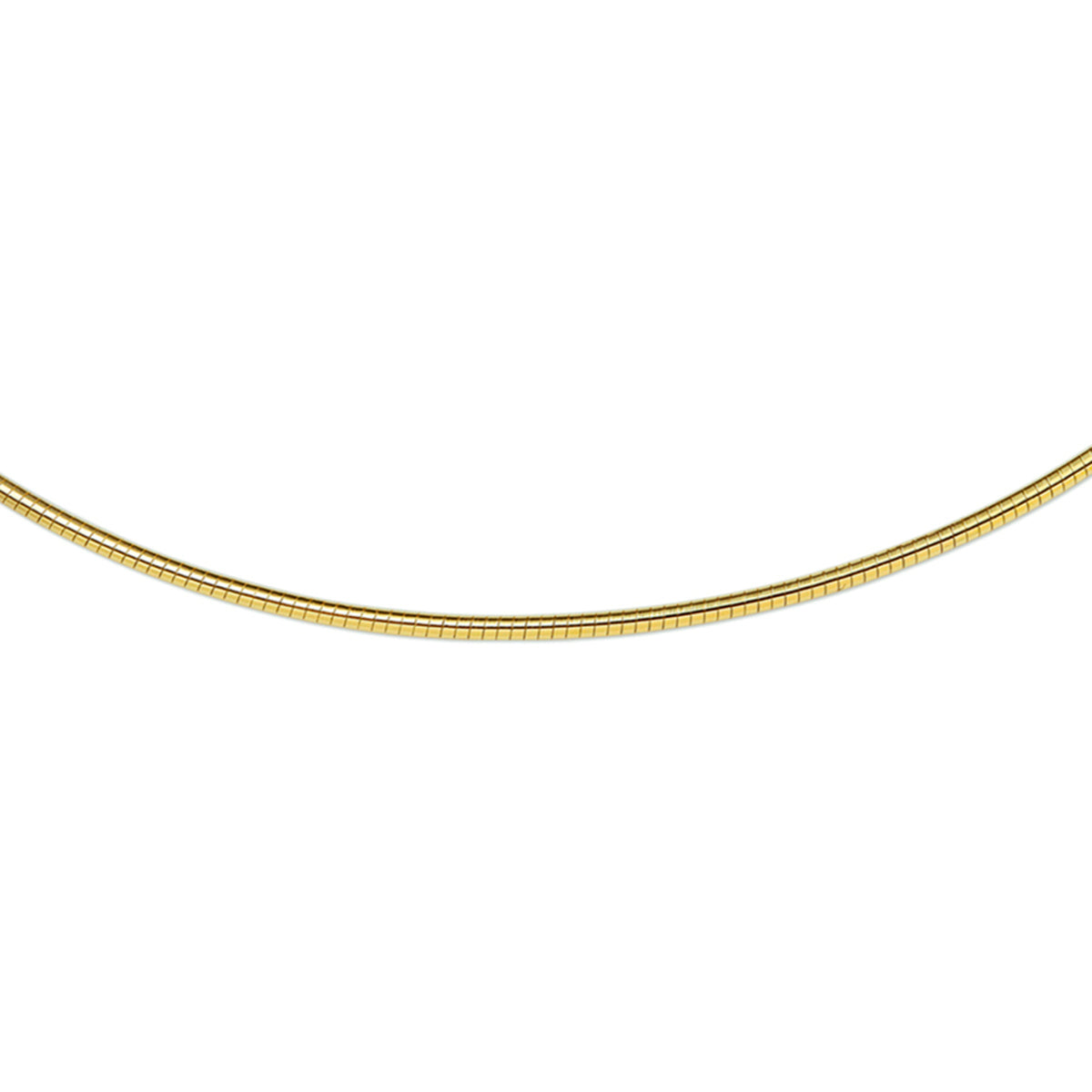Collier omega 1.5 mm rond