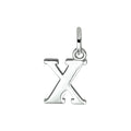 Hanger - zilver letter X