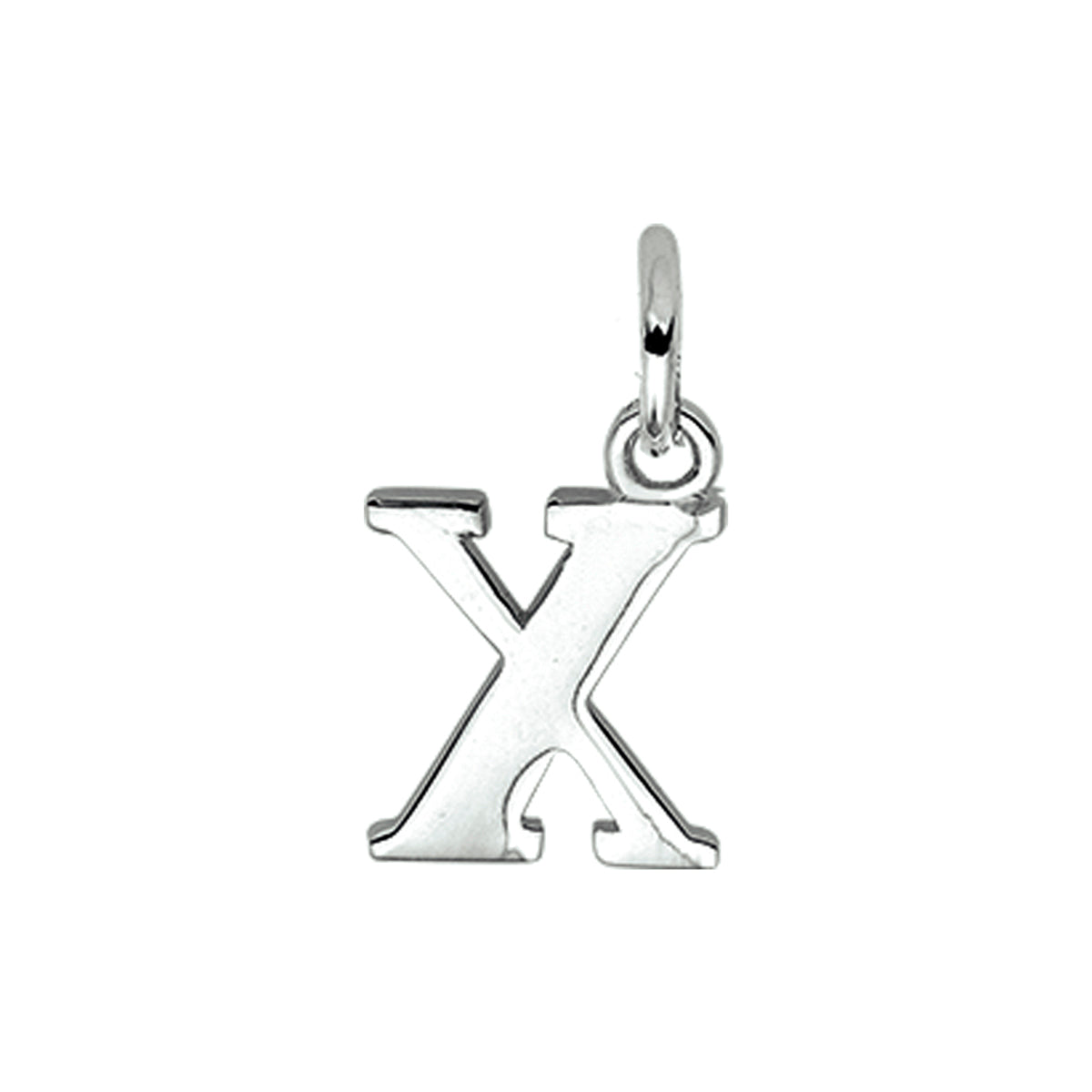 Hanger - zilver letter X