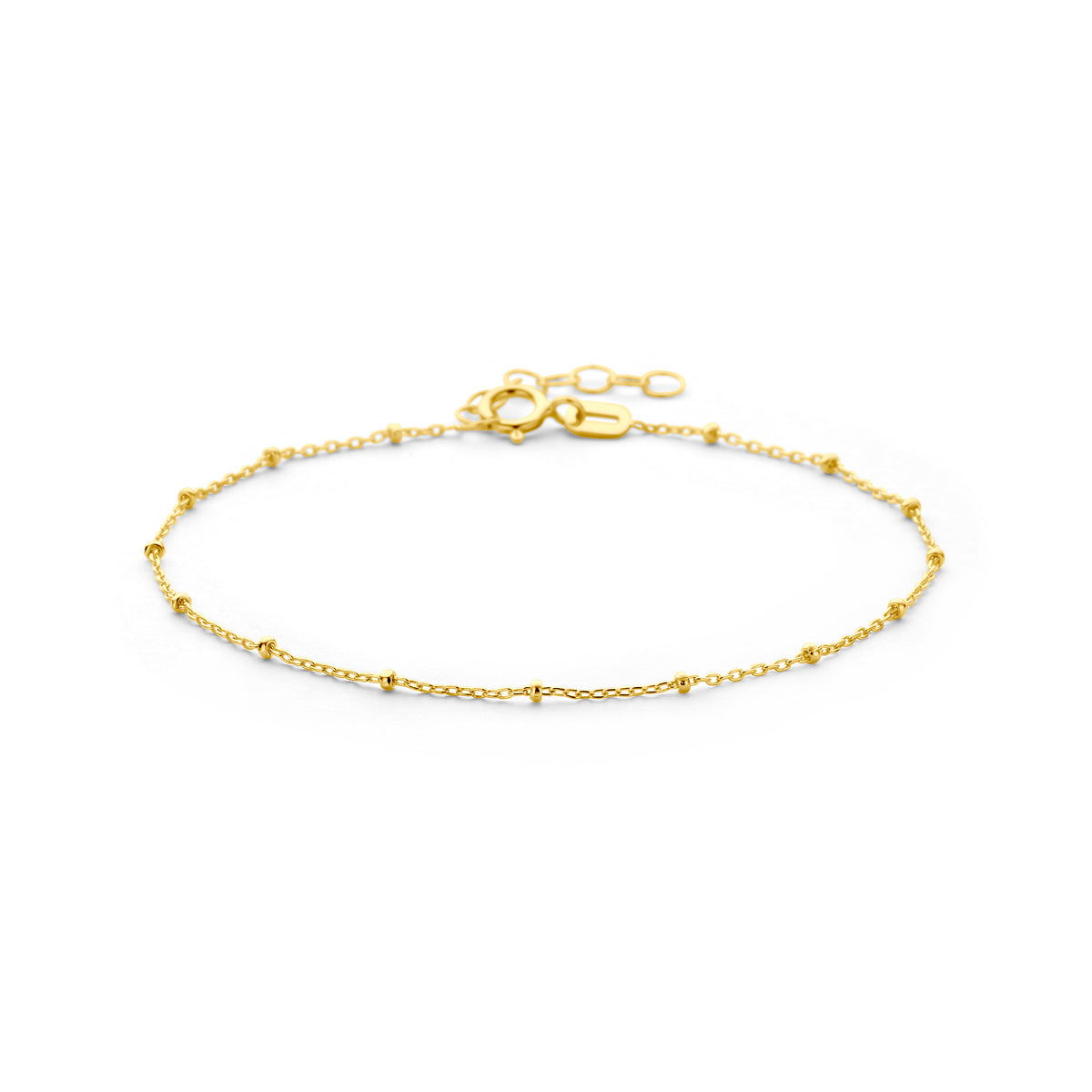 Armband bolletjes 1.3 mm 16 + 3 cm