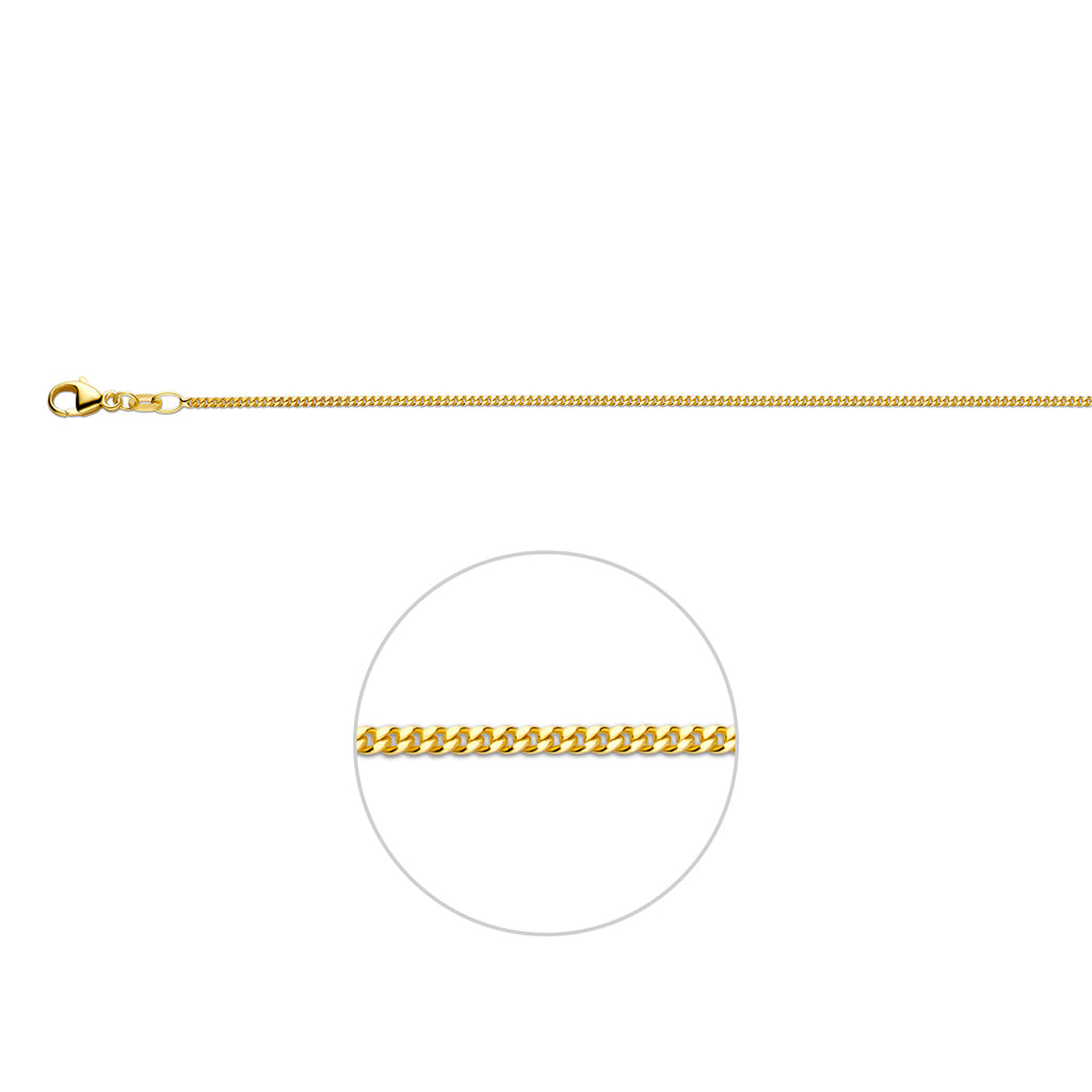 Gourmette 4-zijdes geslepen 1.4 mm