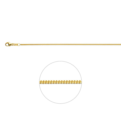 Gourmette 4-zijdes geslepen 1.4 mm