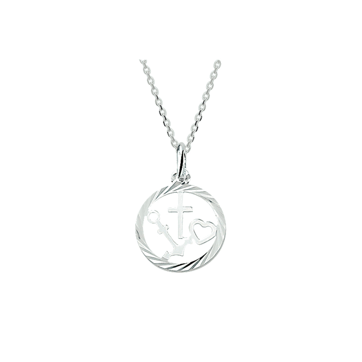Collier geloof. unisex 45cm