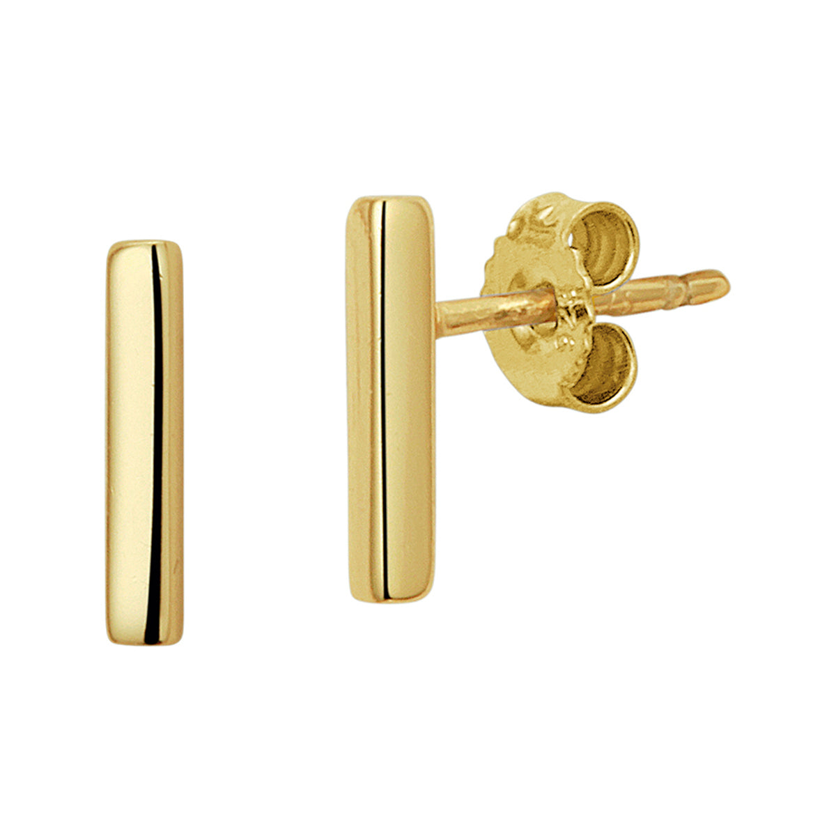 Oorstekers - zilver verguld