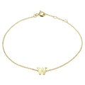 Armband letter 16.5 - 17.5 - 18.5 cm