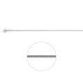 Collier gourmette 4-zijdes geslepen 0.8 mm