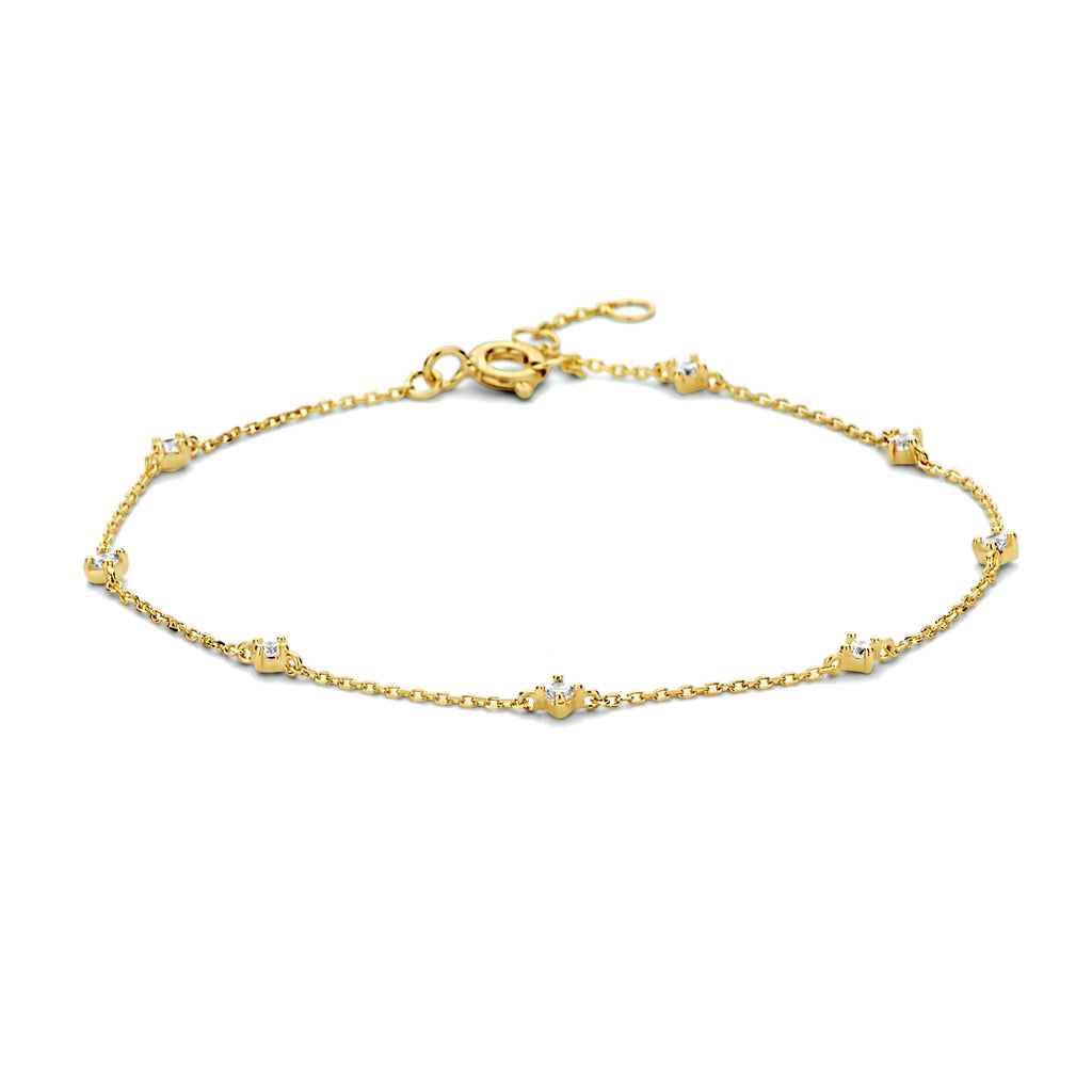 Armband zirkonia 16.5 - 17.5 - 18.5 cm