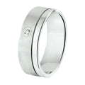 Ring a203 - 6 mm - met cz