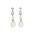 Oorhangers parel zirkonia
