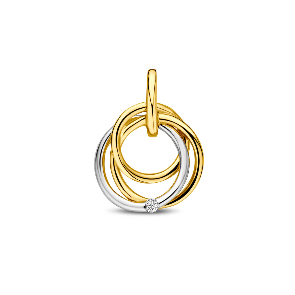 Hanger diamant 0.02ct h si