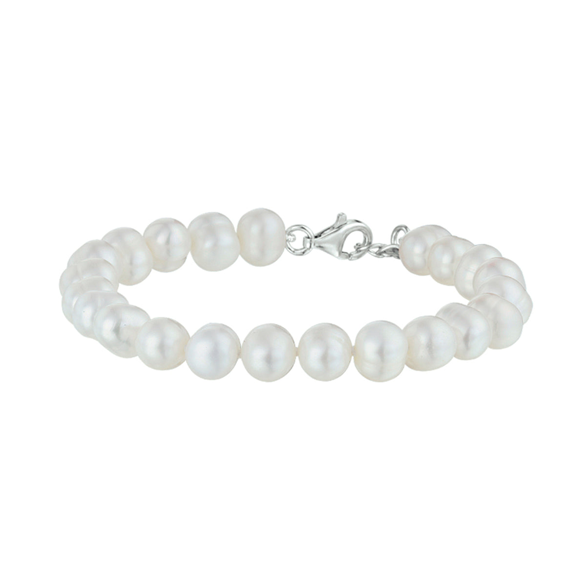 Armband parel 7.5 mm 18 + 3 cm