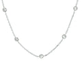 Collier zirkonia 40 + 4 cm