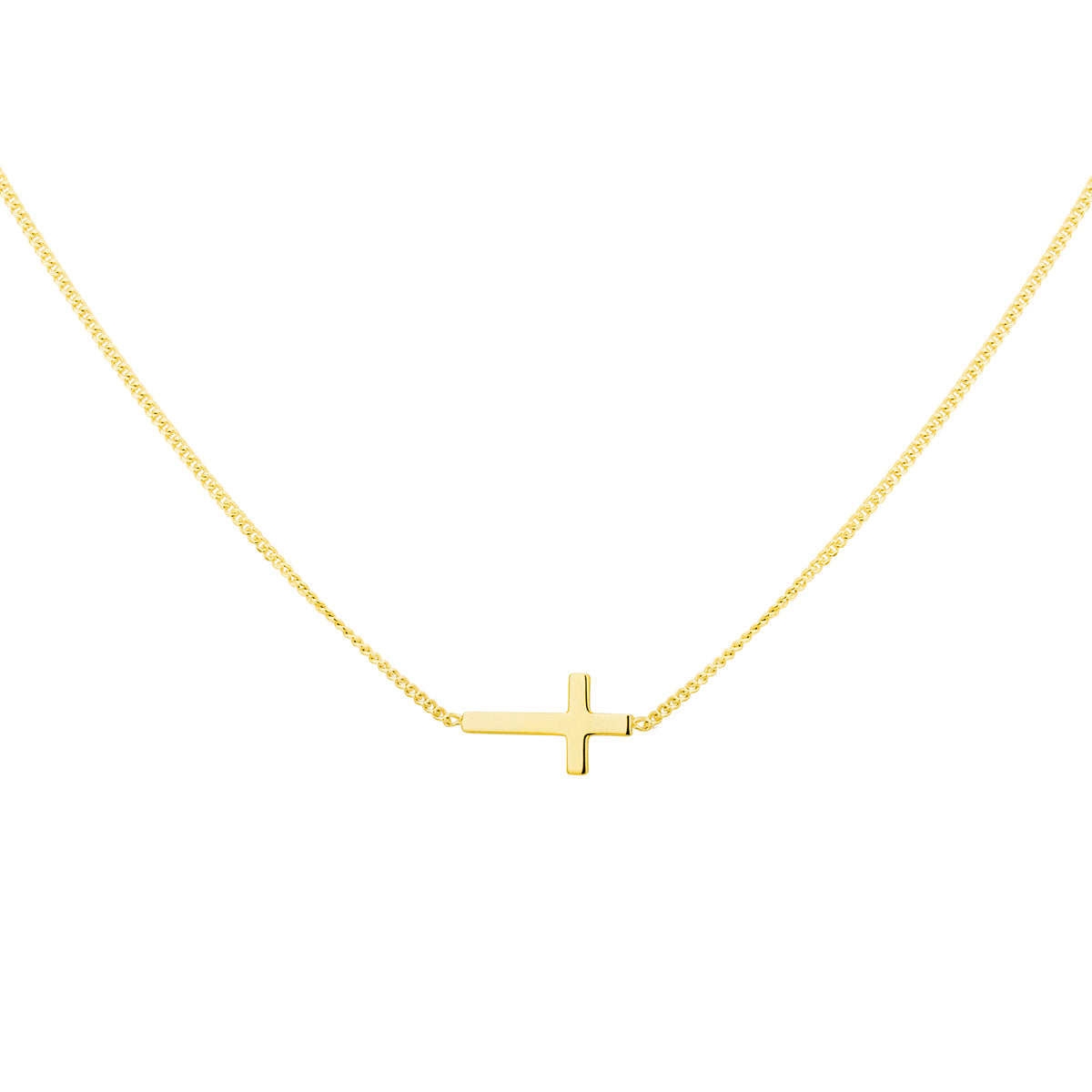 Collier kruis 40 + 5 cm 3 micron