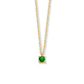 Collier met geboortesteen 40 - 42 - 44 cm