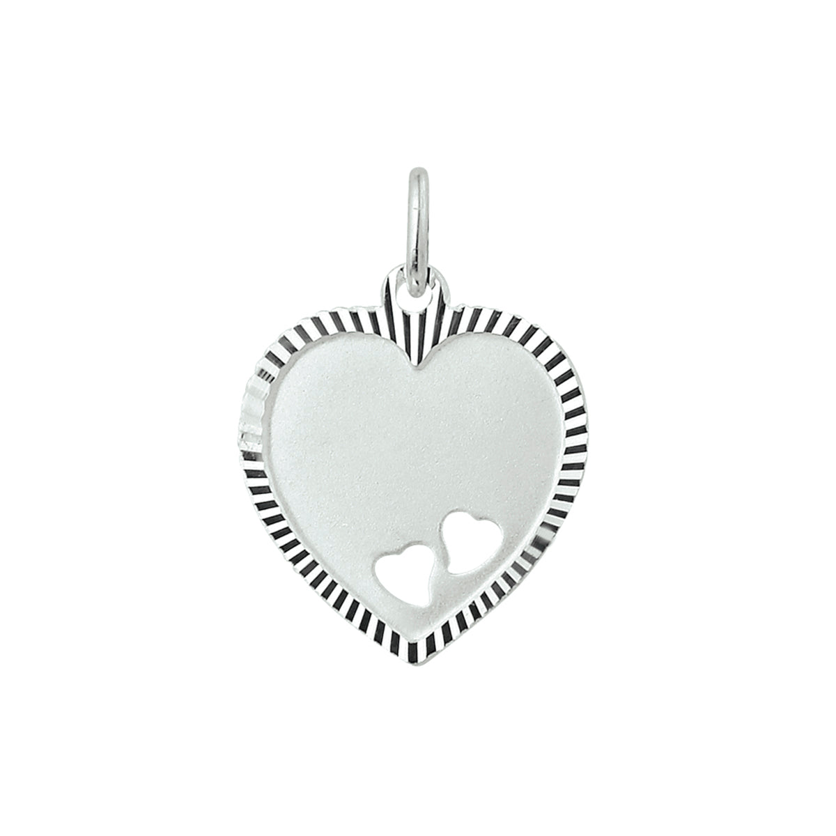 GRAVEERHANGER ZILVER UNISEX