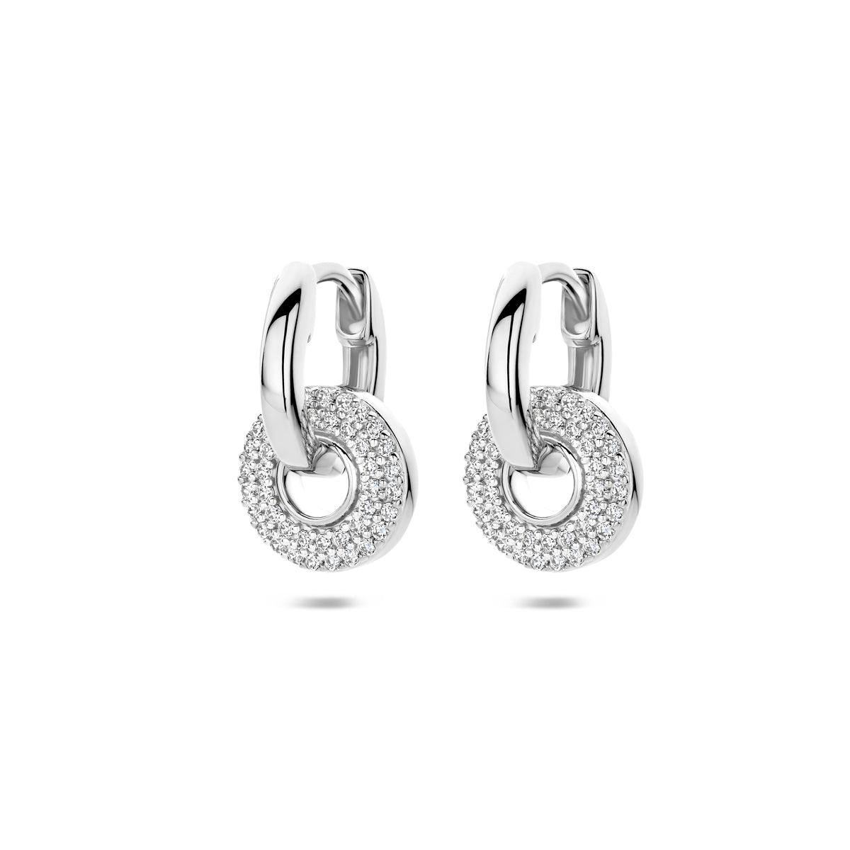 Oorringen zirkonia 17 mm