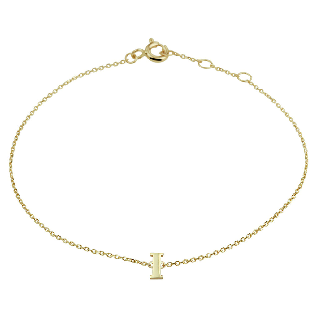 Armband letter 16.5 - 17.5 - 18.5 cm