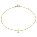 Armband letter 16.5 - 17.5 - 18.5 cm