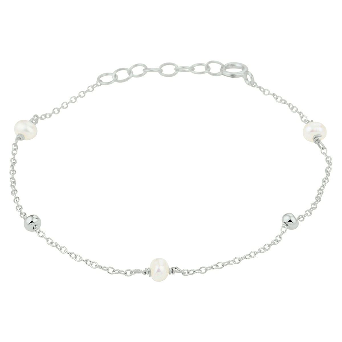 Armband parel 16.5 + 2 cm