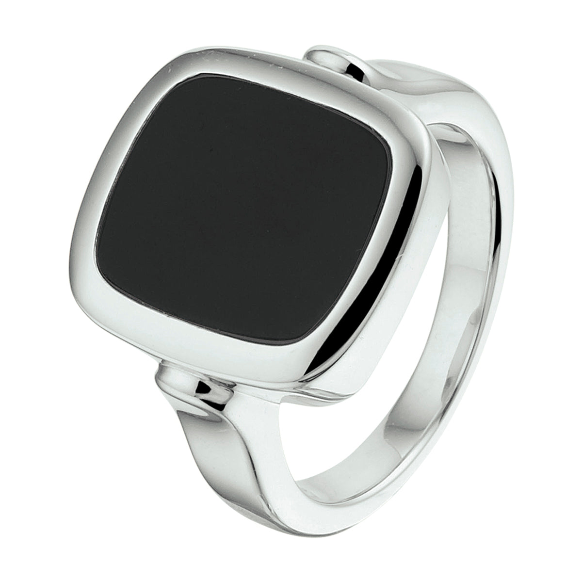 Zegelring massief onyx