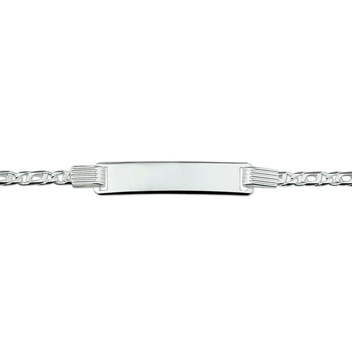 Graveerarmband valkenoog plaat 6.0 mm