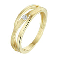 Ring diamant 0.040ct h si