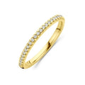 Ring lab grown diamant 0.15ct h si