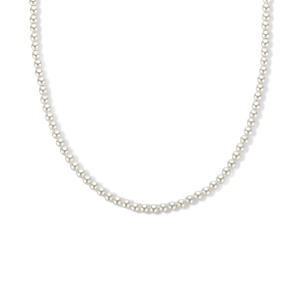Collier synth. parel 3.0 mm 40 + 4 cm 1 micron