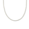 Collier synth. parel 3.0 mm 40 + 4 cm 1 micron