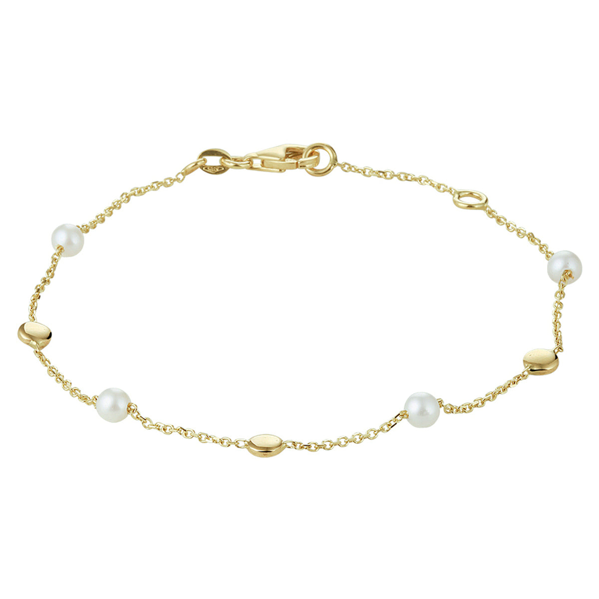 Armband parel 17 - 19 cm