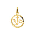 Hanger geloof. hoop en liefde gediamanteerd