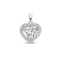Hanger hart zirkonia halo