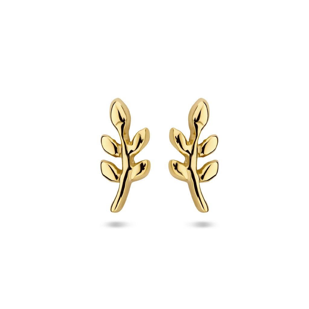 Oorstkers - verguld zilver