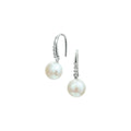Oorhangers parel en zirkonia franse haak