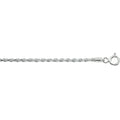 COLLIER ZILVER KOORD - 42 CM